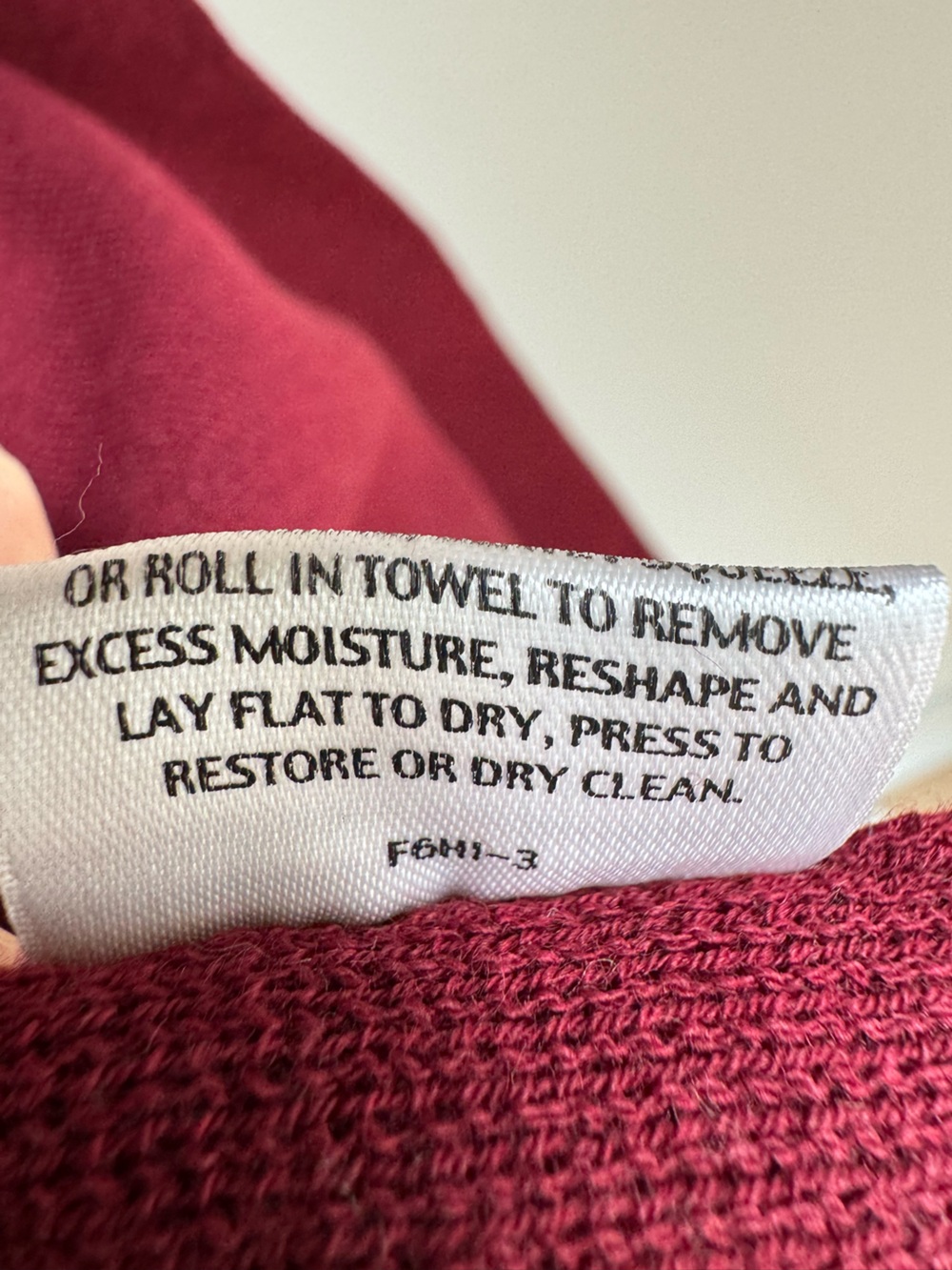 Eileen Fisher 100% Wool Italian Yarn Open Burgundy Cardigan Size 1X - Picture 8 of 8